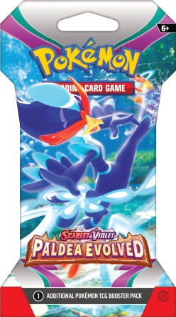 Pokemon Scarlet & Violet - Paldea Evolved Sleeved Booster Pack -  LaughingDragonMTG